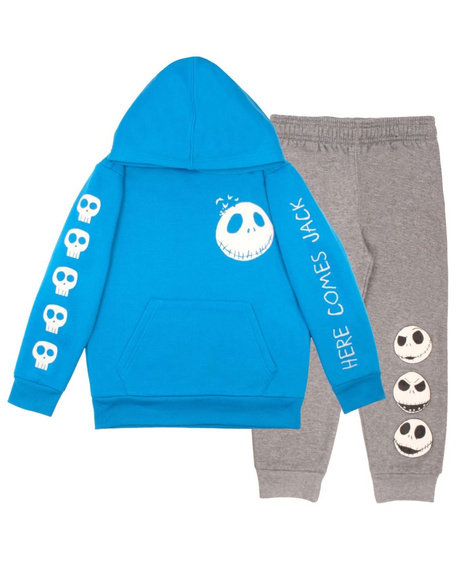Комплект из двух предметов для мальчиков: флисовая толстовка и спортивные штаны Nightmare Before Christmas, Blue/gray
Комплект из двух предметов для мальчиков: флисовая толстовка и спортивные штаны Nightmare Before Christmas, Blue/gray
