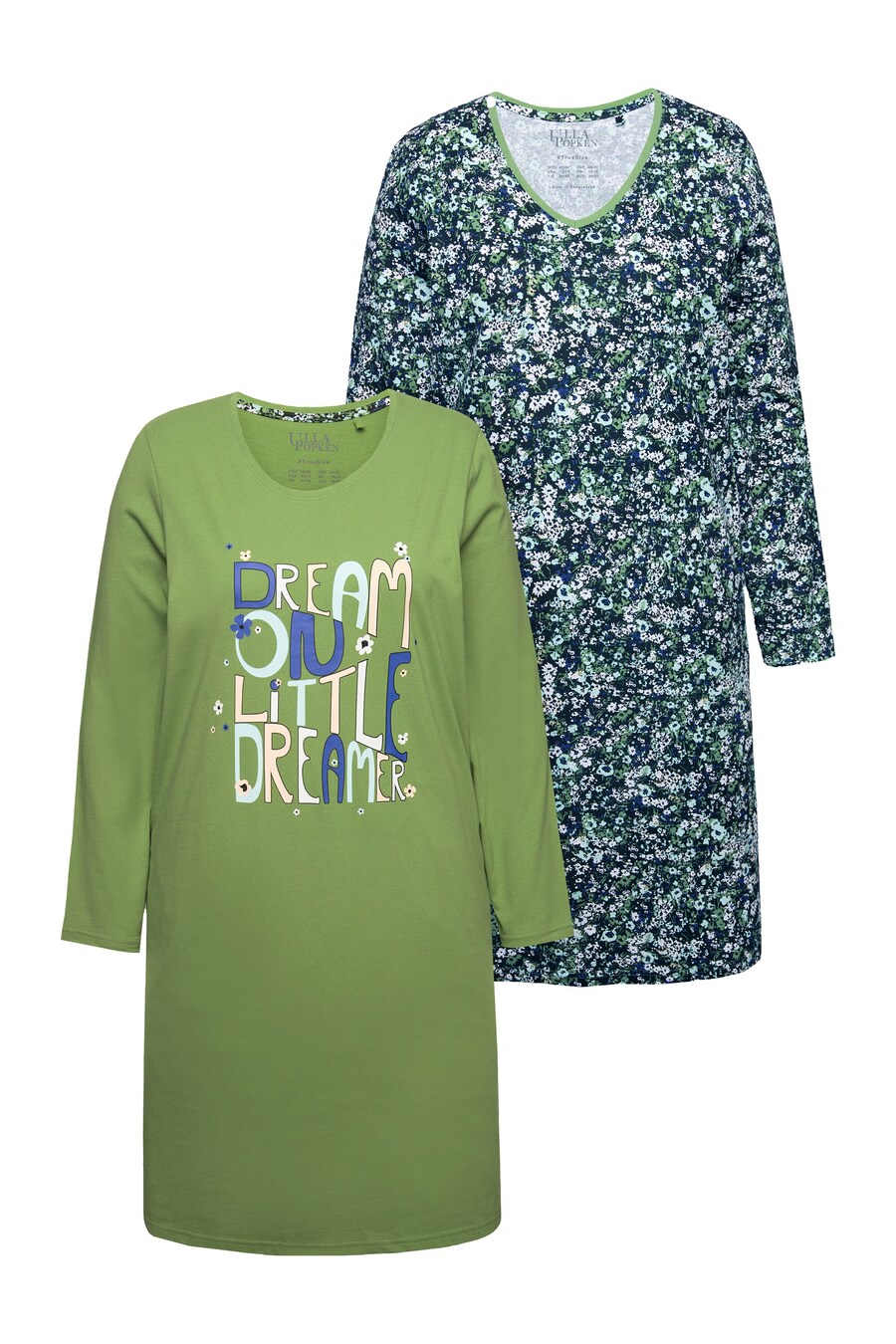 Ночная рубашка Ulla Popken Nightgown, цвет pastel blue/dark blue/kiwi
Ночная рубашка Ulla Popken Nightgown, цвет pastel blue/dark blue/kiwi