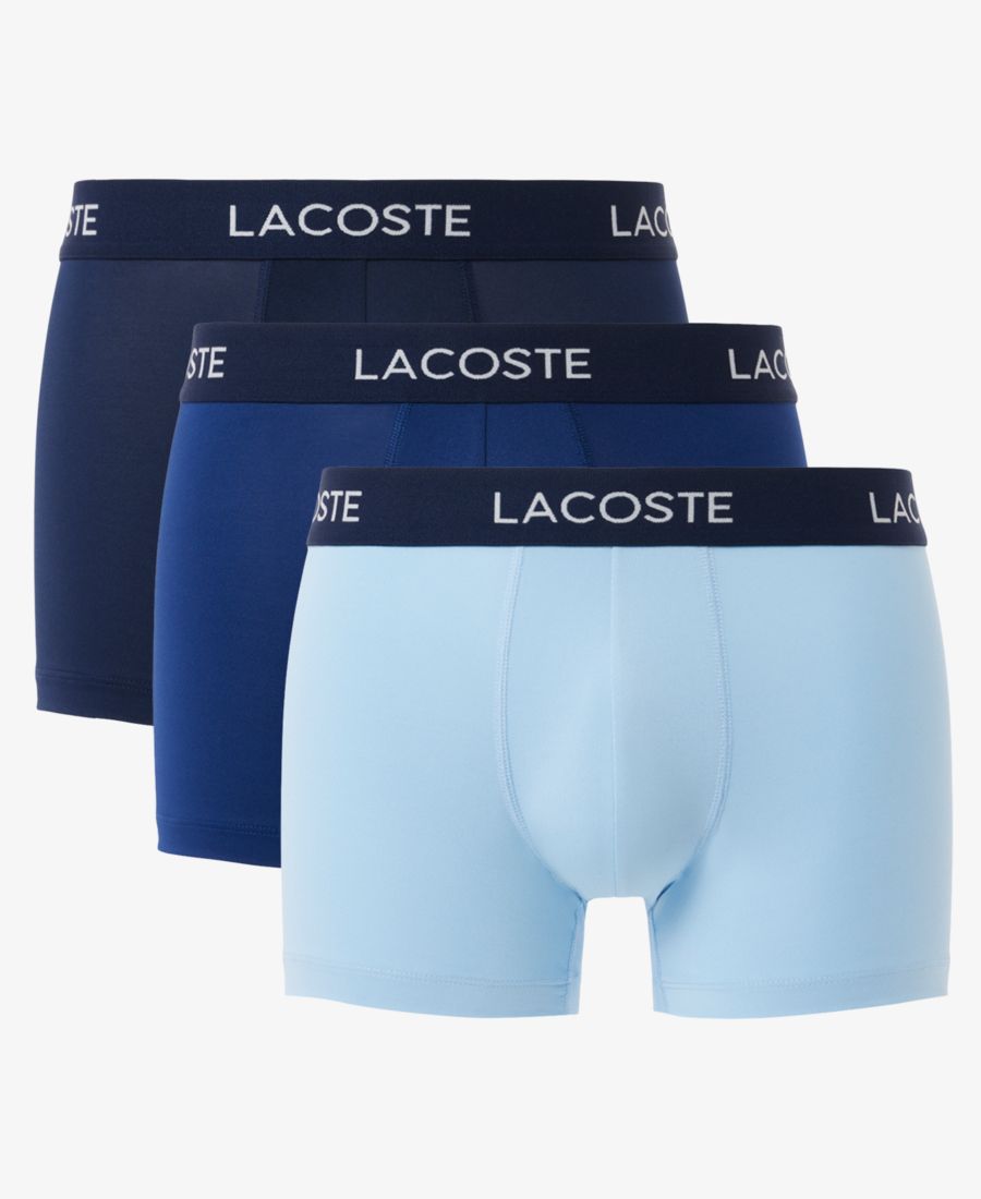 Мужские трусы из микрофибры, комплект из 3 штук Lacoste, Light Blue/Blue/Navy
Мужские трусы из микрофибры, комплект из 3 штук Lacoste, Light Blue/Blue/Navy