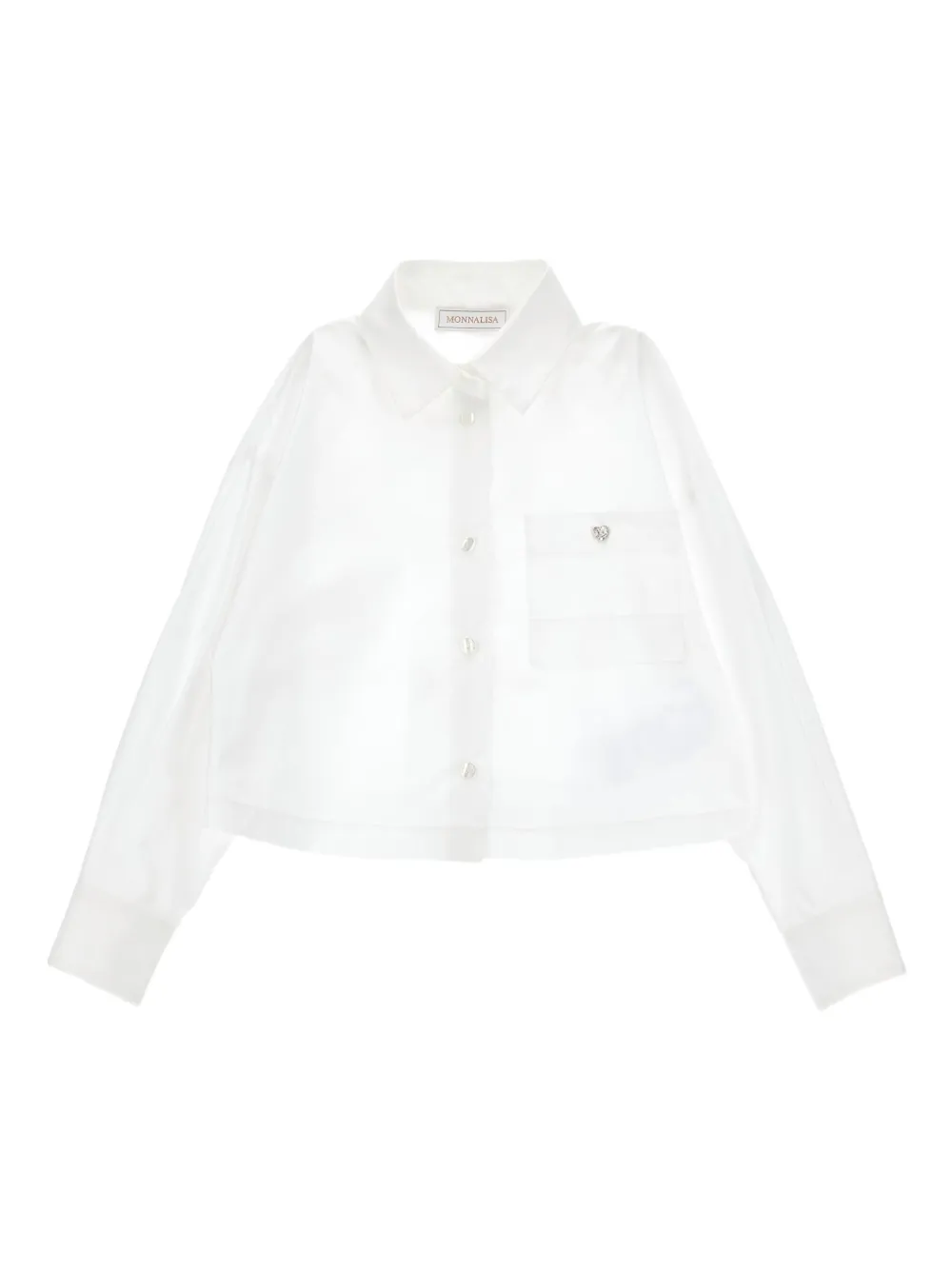 Рубашка с вышивкой Monnalisa, белый
Рубашка с вышивкой Monnalisa, белый