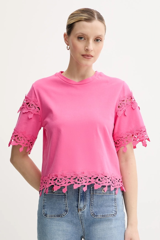 Хлопковая футболка Morgan, розовый
Хлопковая футболка Morgan, розовый