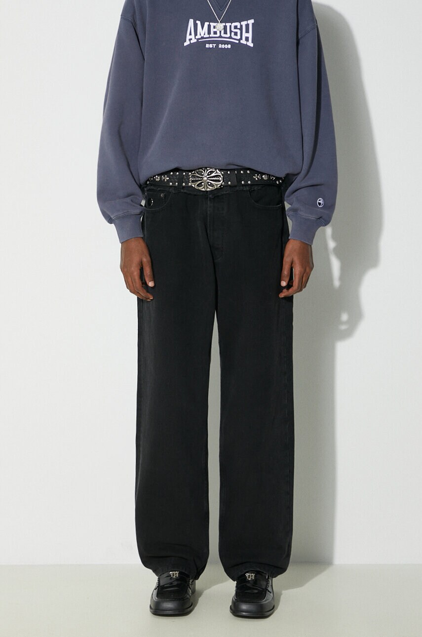AMBUSH Джинсы джинсовые брюки с отделкой талии, черный
AMBUSH Джинсы джинсовые брюки с отделкой талии, черный