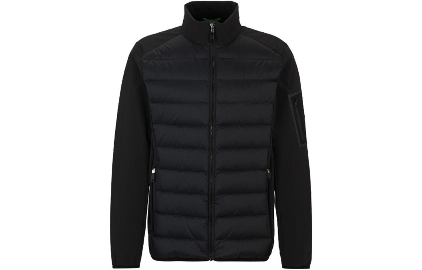 Куртка с высокой горловиной и стёгаными вставками HUGO BOSS, черный
Куртка с высокой горловиной и стёгаными вставками HUGO BOSS, черный