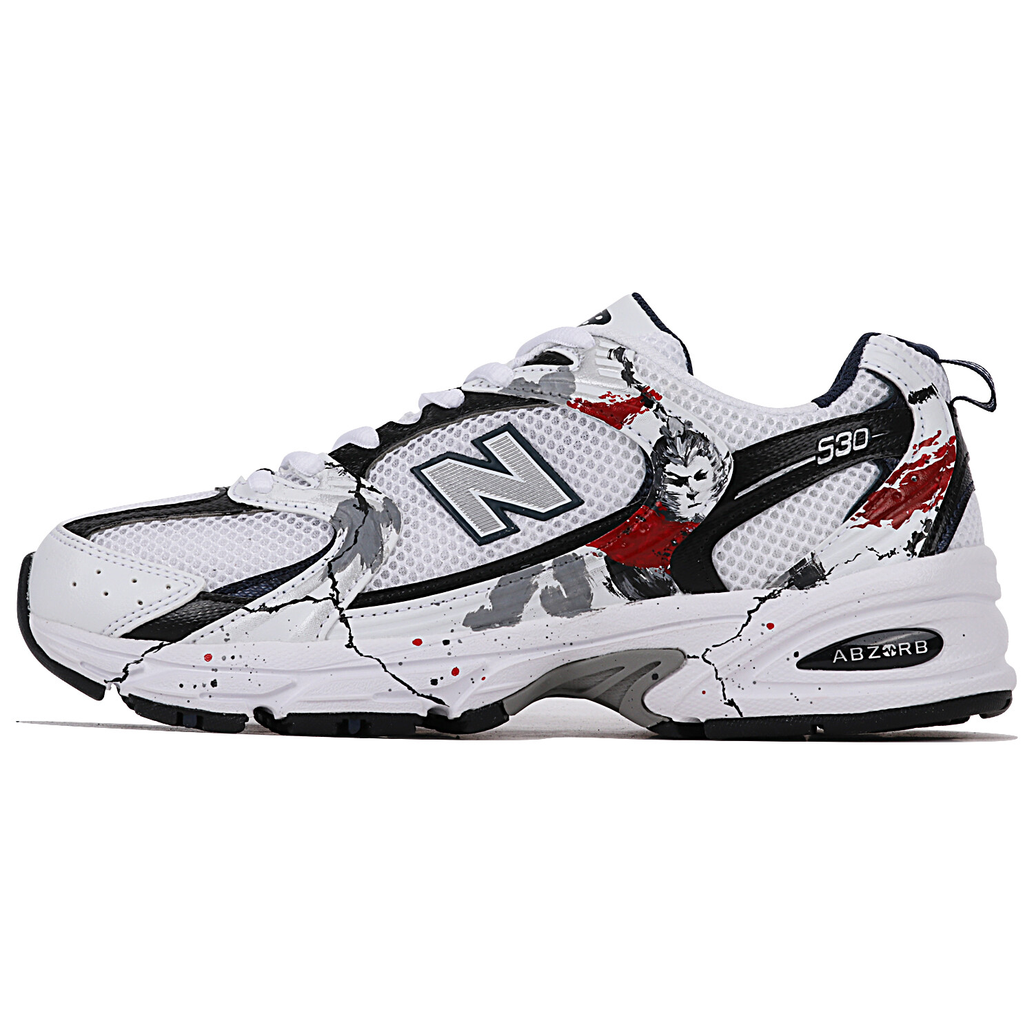 Кроссовки New Balance 530 Cushioning Anti-Slip Wear-Resistant Breathability, белый/черный
Кроссовки New Balance 530 Cushioning Anti-Slip Wear-Resistant Breathability, белый/черный