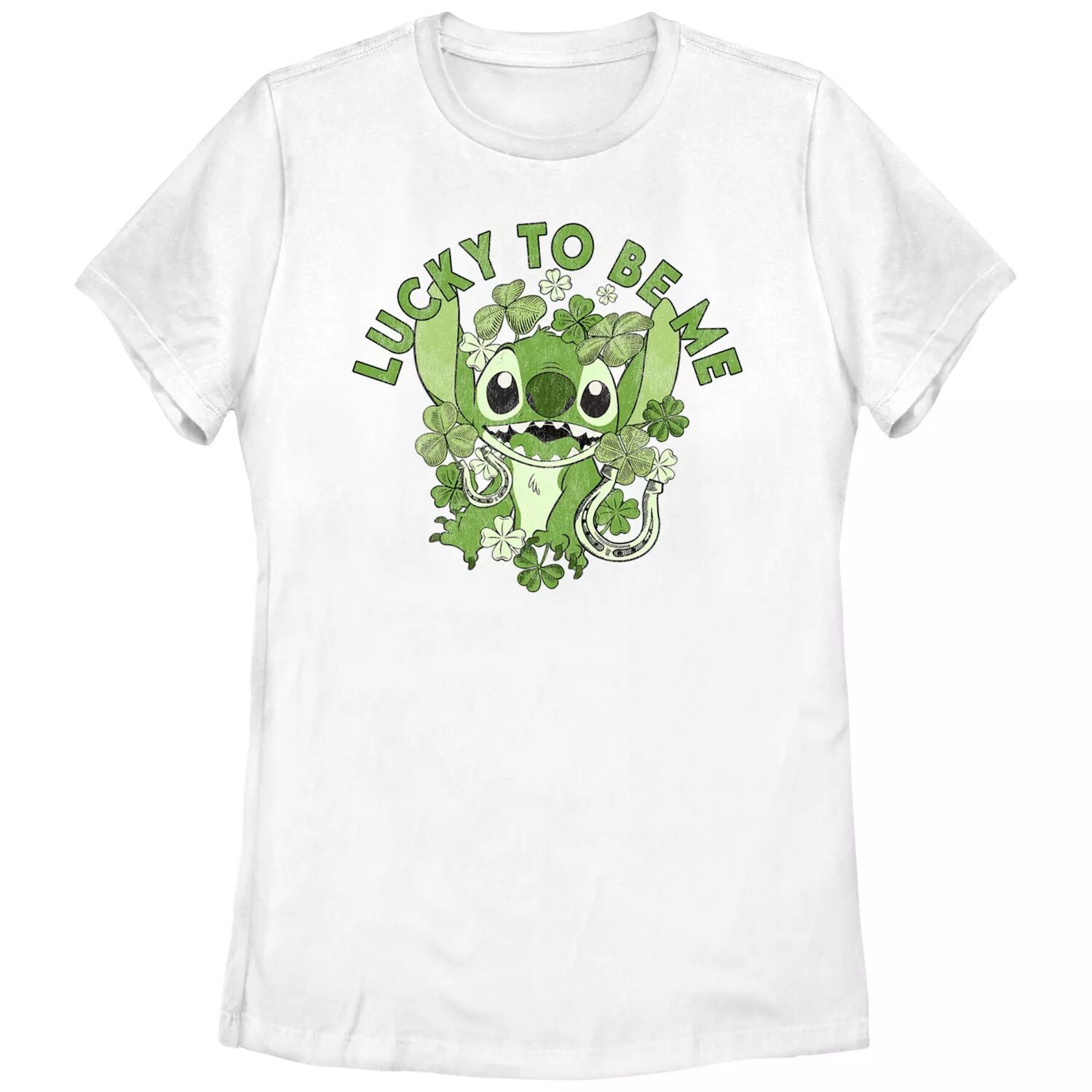 Футболка с рисунком «Lucky To Be Me» Disney's Lilo & Stitch Juniors ко Дню Святого Патрика Disney
Футболка с рисунком «Lucky To Be Me» Disney's Lilo & Stitch Juniors ко Дню Святого Патрика Disney