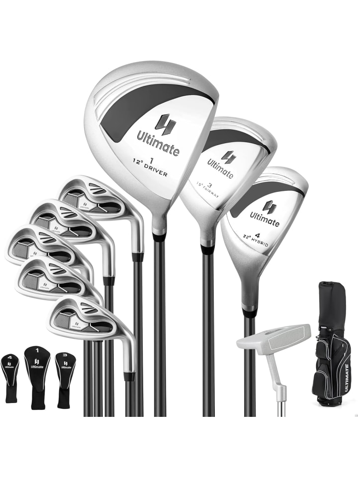 COSTWAY Полный женский набор клюшек для гольфа, черный
COSTWAY Полный женский набор клюшек для гольфа, черный