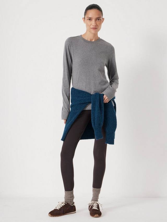 Хлопковая футболка с длинным рукавом и круглым вырезом HUSH, Dark Grey Marl
Хлопковая футболка с длинным рукавом и круглым вырезом HUSH, Dark Grey Marl