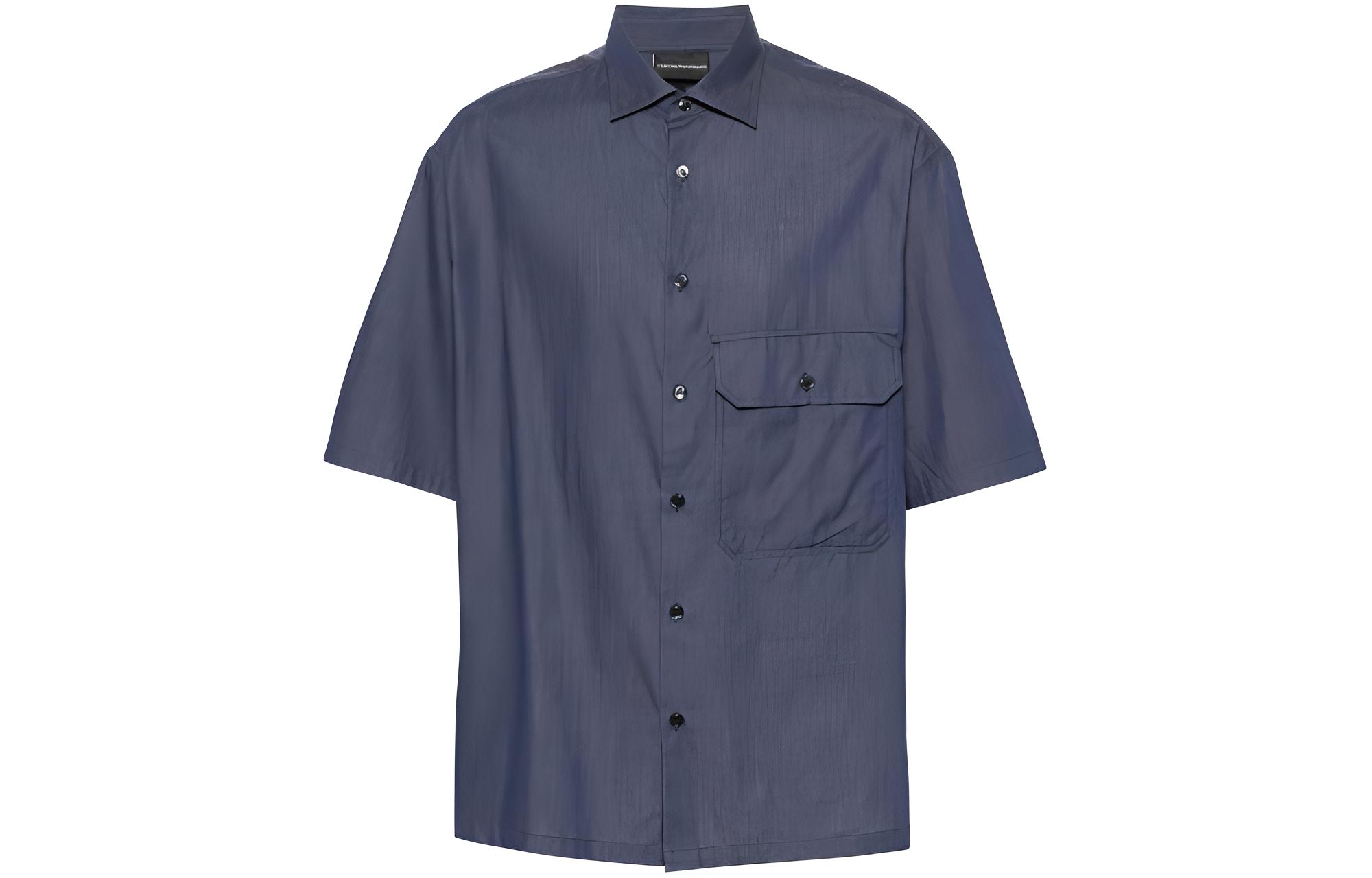 Джинсовая рубашка с вышитым логотипом EMPORIO ARMANI, синий
Джинсовая рубашка с вышитым логотипом EMPORIO ARMANI, синий