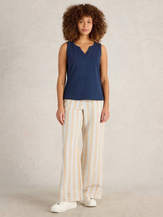 Топ-жилет из хлопка lola White Stuff, темно-синий
Топ-жилет из хлопка lola White Stuff, темно-синий