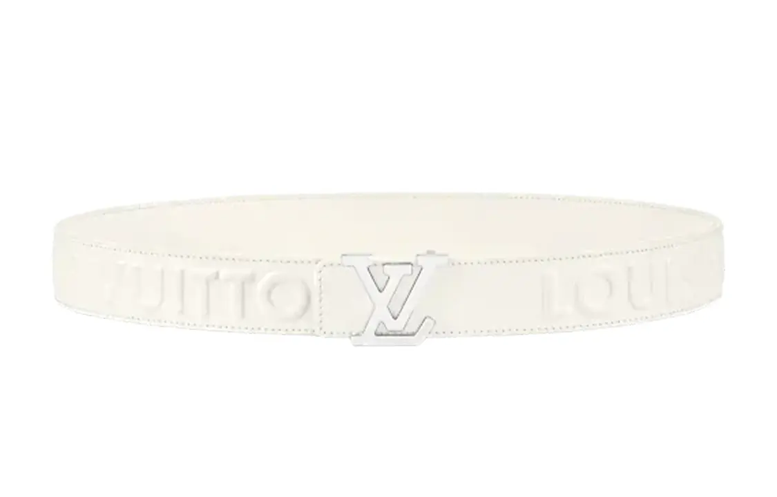 LOUIS VUITTON Кожаный ремень унисекс белый шириной 3.5 см, White
LOUIS VUITTON Кожаный ремень унисекс белый шириной 3.5 см, White
