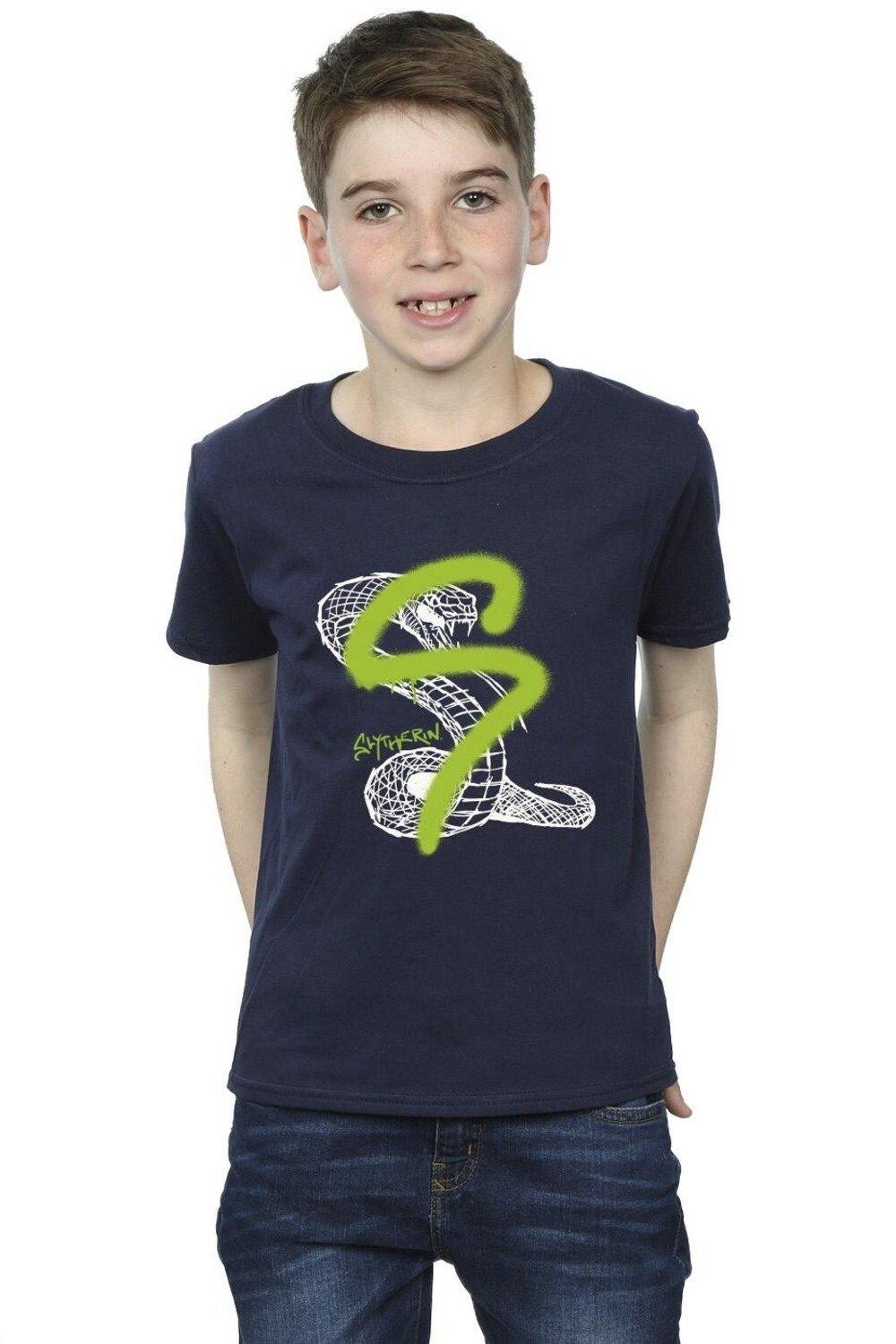 Футболка Слизерин с поп-спрей Harry Potter, темно-синий, Черный, Футболка Слизерин с поп-спрей Harry Potter, темно-синий 
Футболка Слизерин с поп-спрей Harry Potter, темно-синий, Черный, Футболка Слизерин с поп-спрей Harry Potter, темно-синий