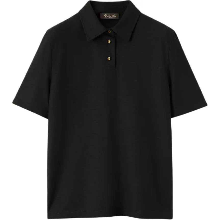 SS26 Polo Shirt Women's Loro Piana, черный
SS26 Polo Shirt Women's Loro Piana, черный
