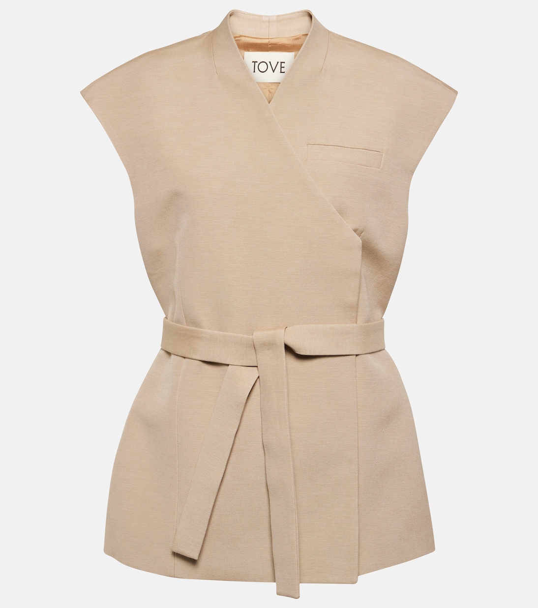 Жилет Bonnie из хлопковой смеси Tove, кэмел
Жилет Bonnie из хлопковой смеси Tove, кэмел