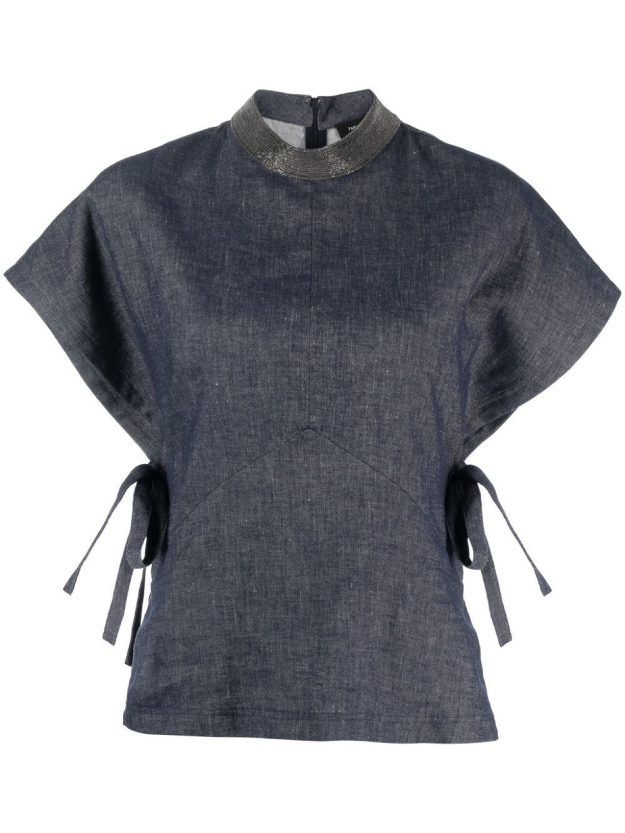 Fabiana Filippi футболка с завязками, синий
Fabiana Filippi футболка с завязками, синий