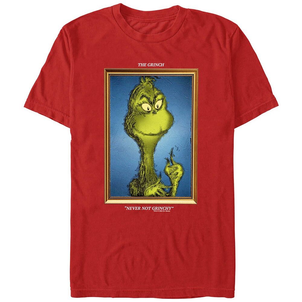 Футболка с рисунком Big & Tall Dr. Seuss Grinch Never Not Grinchy Licensed Character, красный
Футболка с рисунком Big & Tall Dr. Seuss Grinch Never Not Grinchy Licensed Character, красный