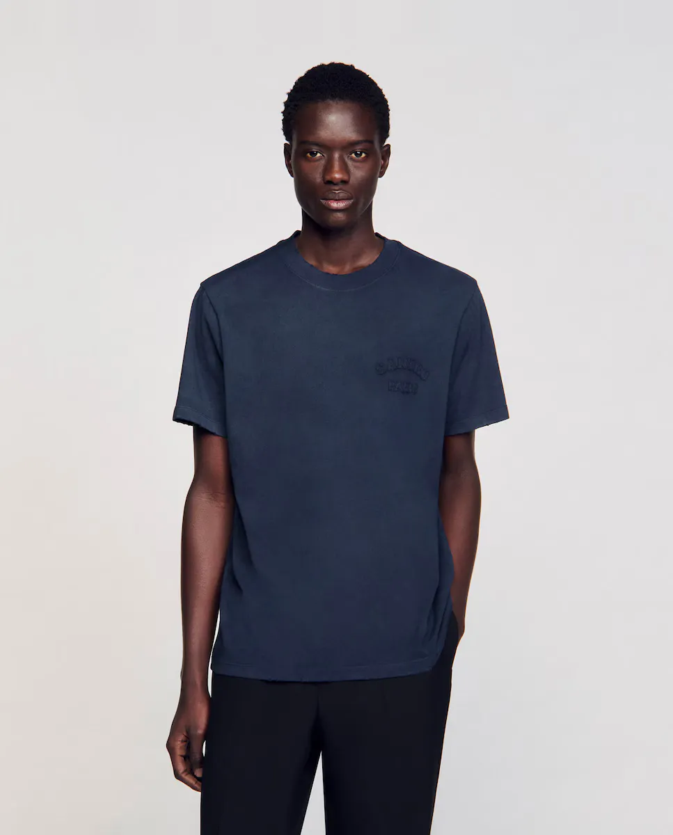 Футболка мужская с эффектом потертости Sandro, темно-синий
Футболка мужская с эффектом потертости Sandro, темно-синий