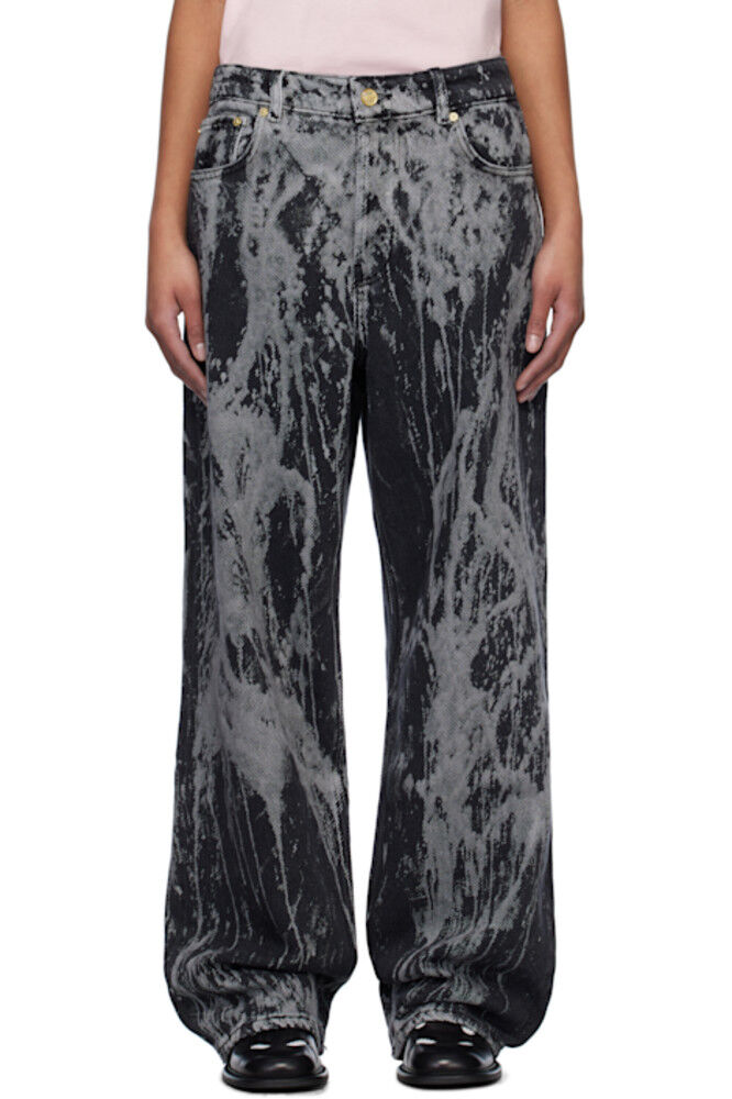 Черные джинсы Izey из плотного денима GANNI 
Черные джинсы Izey из плотного денима GANNI