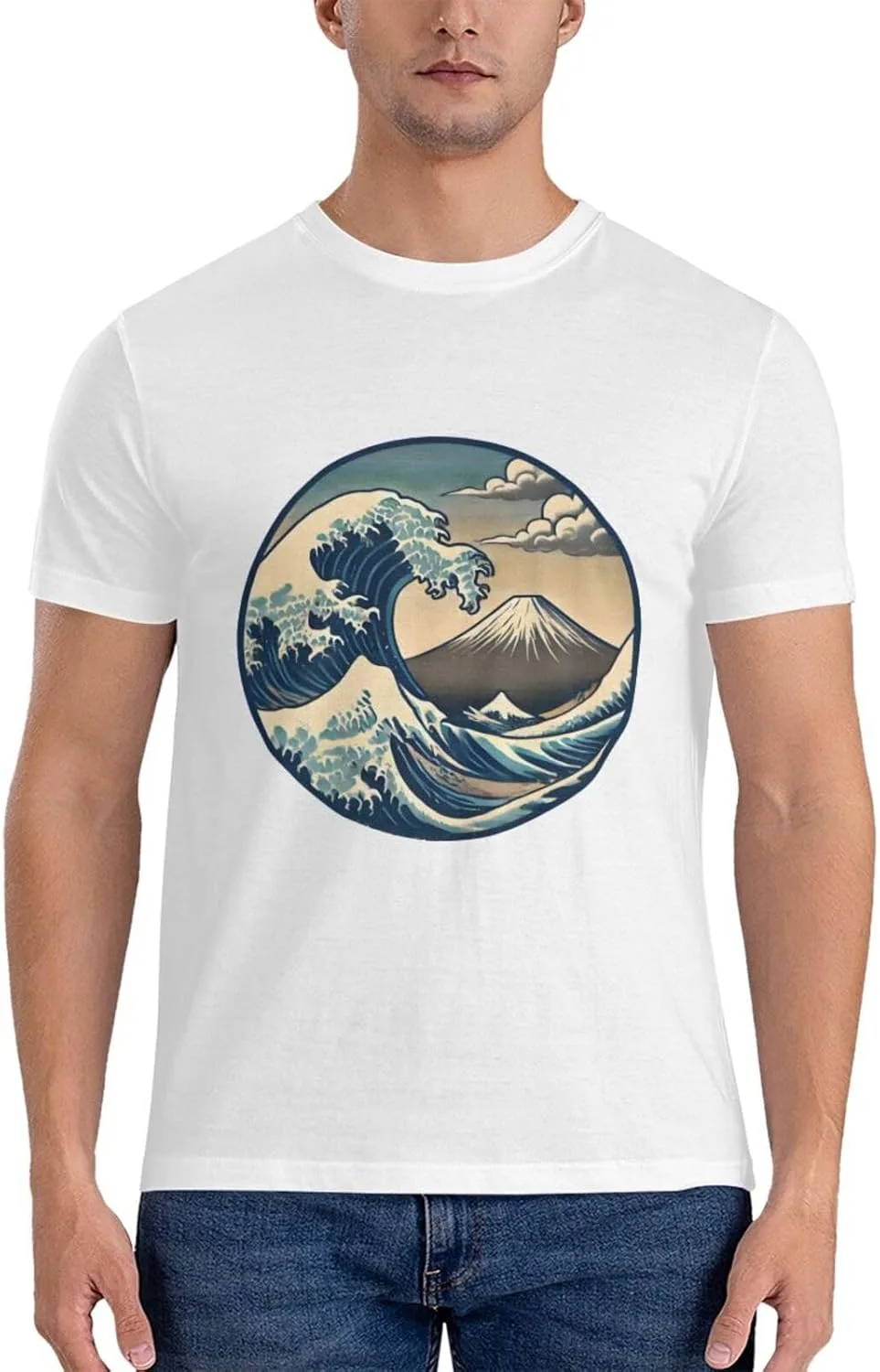 Футболка с принтом "Большая волна" WXENAIEDK
Футболка с принтом "Большая волна" WXENAIEDK