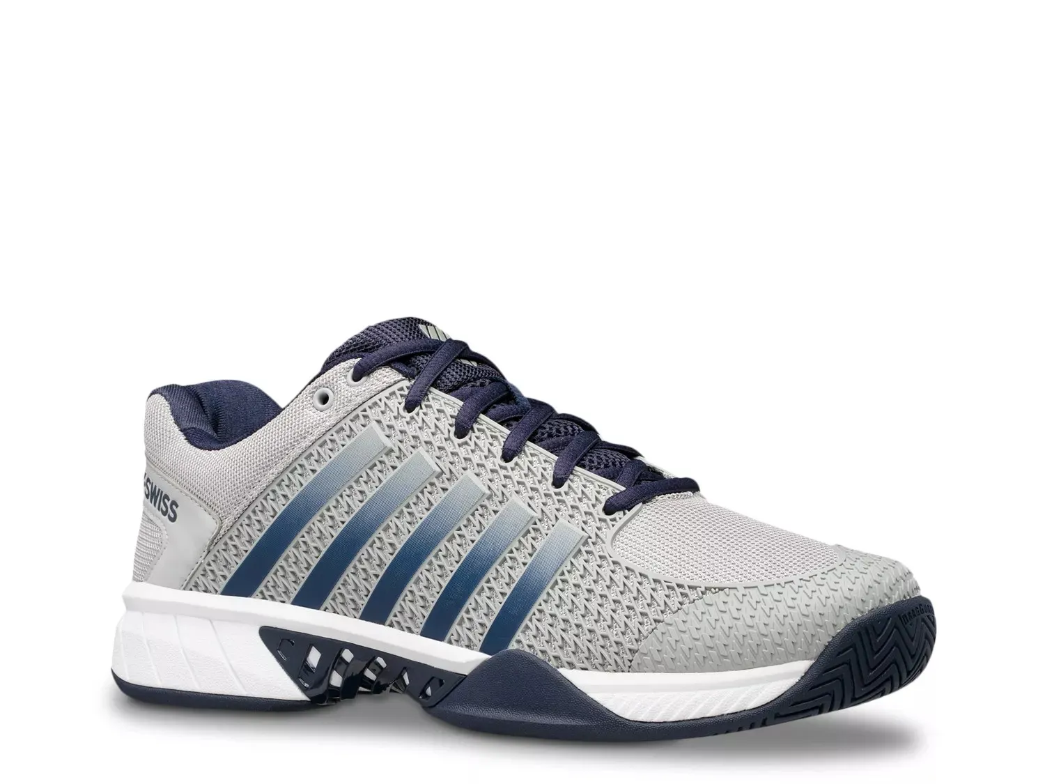 Кроссовки K-Swiss Express Light Pickleball — мужские, серые/синие
Кроссовки K-Swiss Express Light Pickleball — мужские, серые/синие