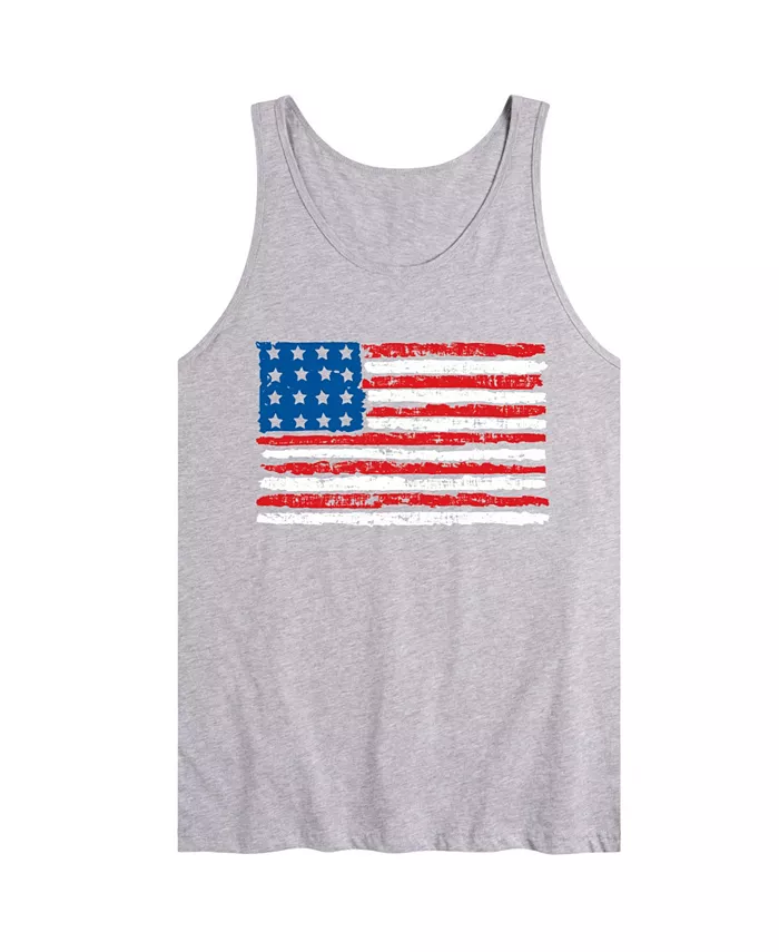 Мужская майка без рукавов с американским флагом AIRWAVES, серый 
Мужская майка без рукавов с американским флагом AIRWAVES, серый