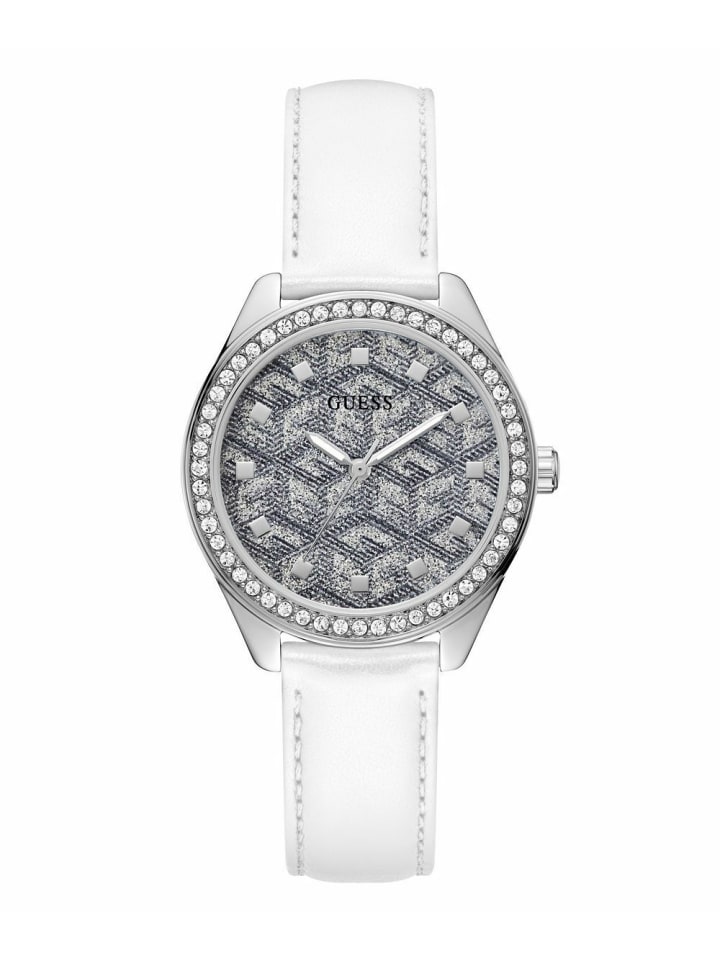 Guess Аналоговые женские часы белого цвета
Guess Аналоговые женские часы белого цвета