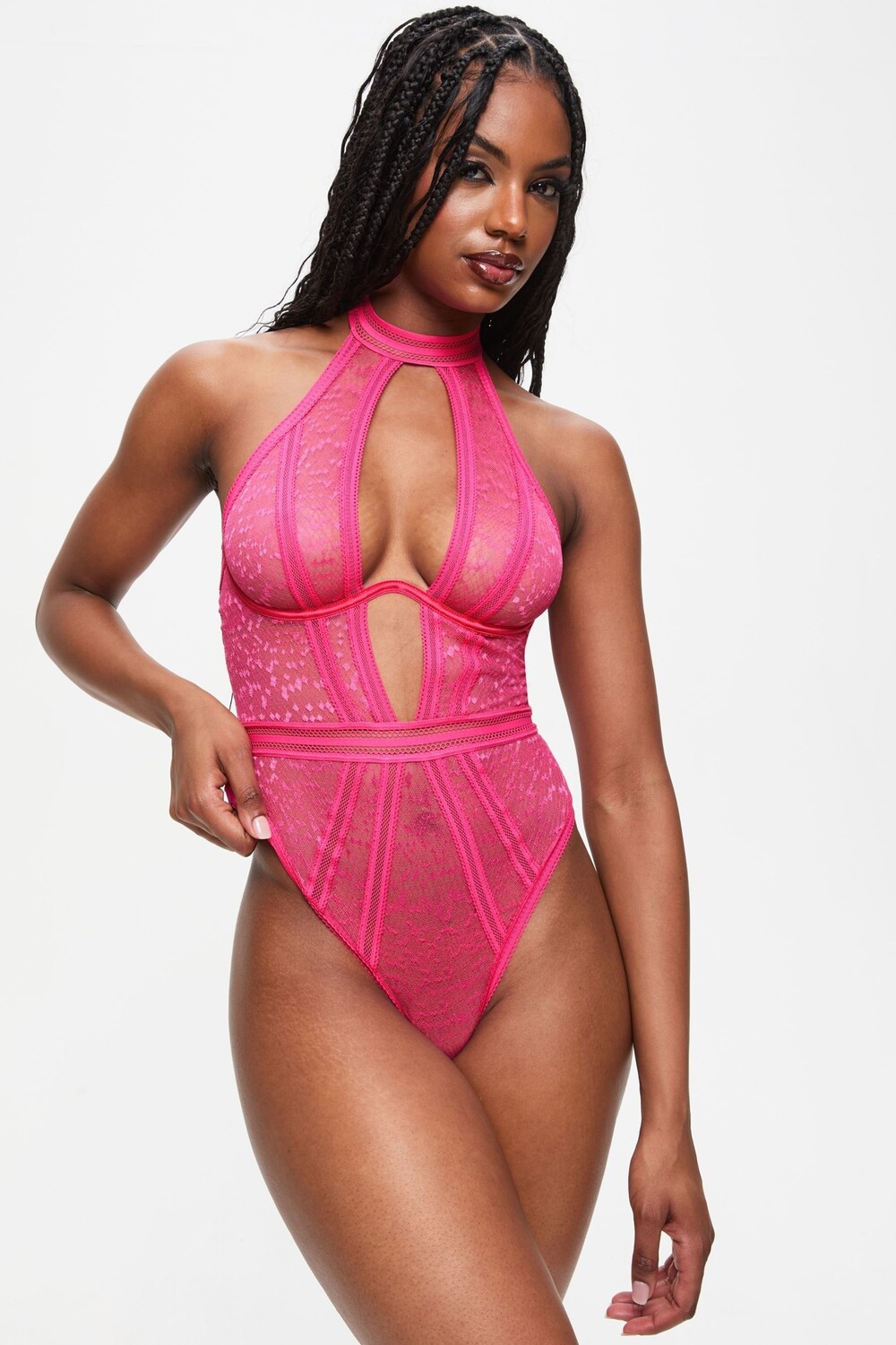 Боди с бретелью через шею Ann Summers, розовый
Боди с бретелью через шею Ann Summers, розовый