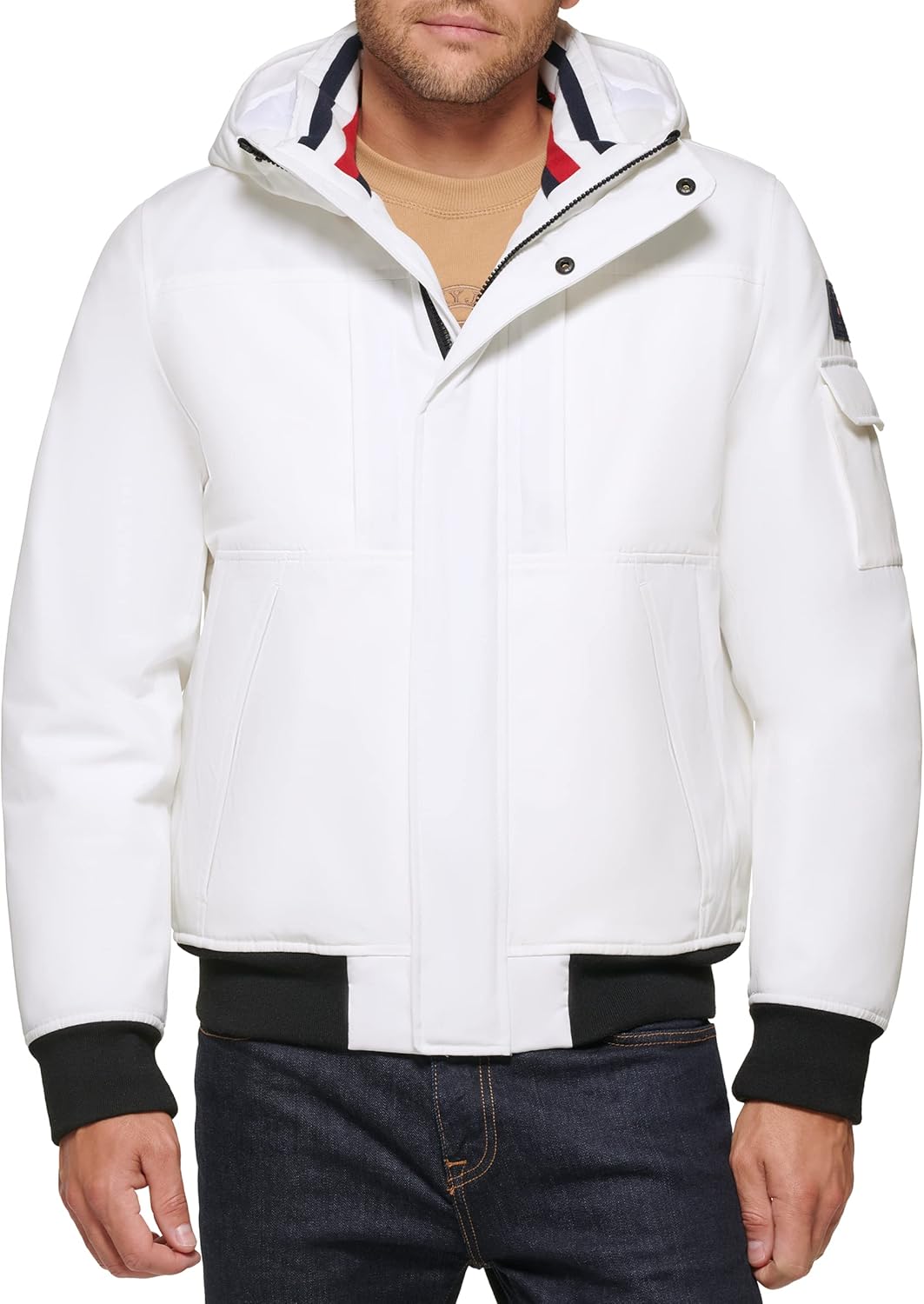 Мужская куртка-бомбер с капюшоном от Tommy Hilfiger Arctic Cloth, White
Мужская куртка-бомбер с капюшоном от Tommy Hilfiger Arctic Cloth, White