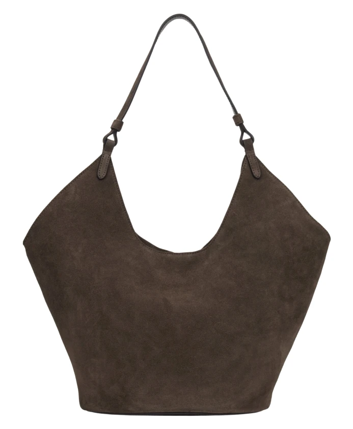 Темно-Коричневая женская сумка-хобо из натурального высококачественного итальянского велюра. Estro, коричневый
Темно-Коричневая женская сумка-хобо из натурального высококачественного итальянского велюра. Estro, коричневый