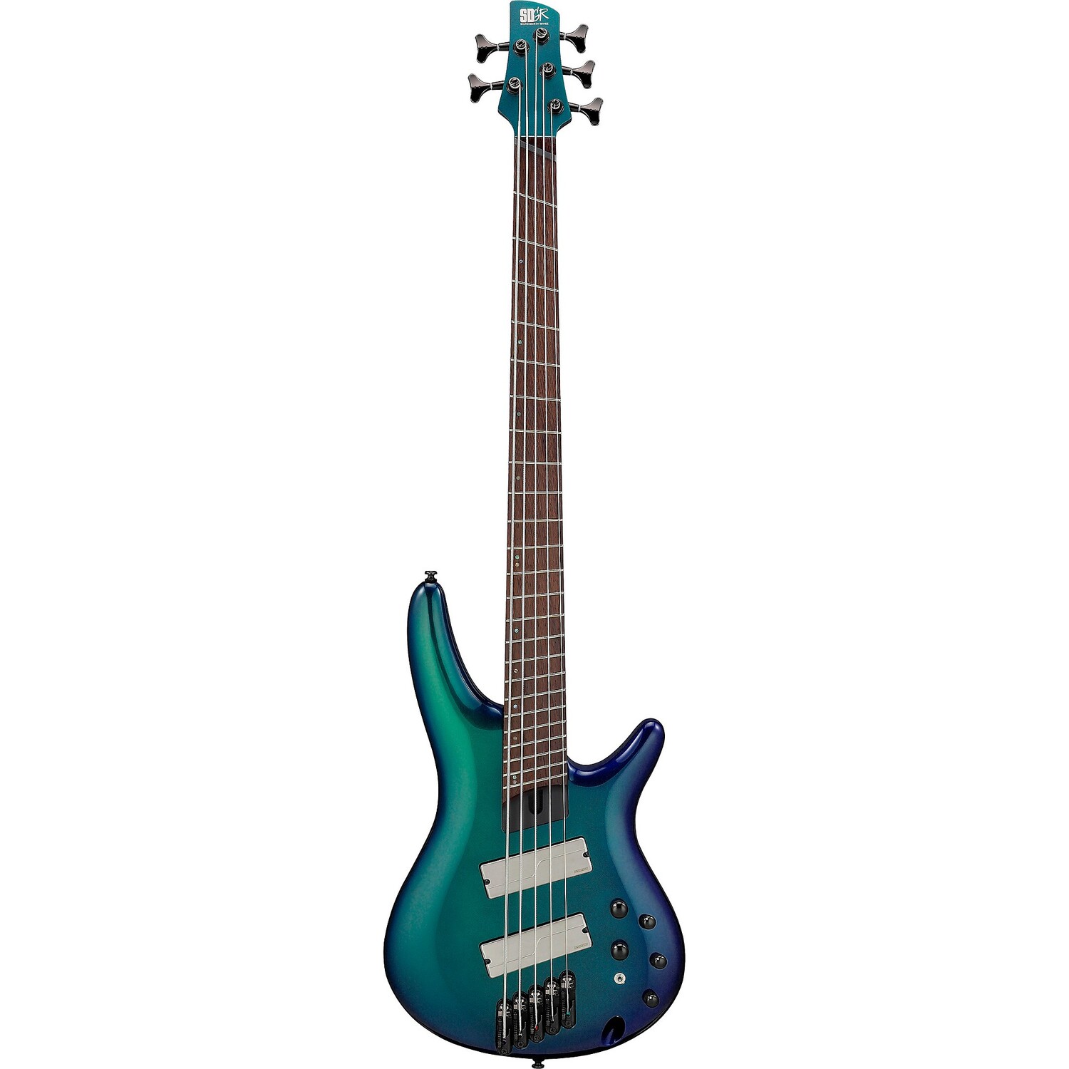 Ibanez SRMS725 5-струнная мультимензурная электрическая бас-гитара Blue Chameleon