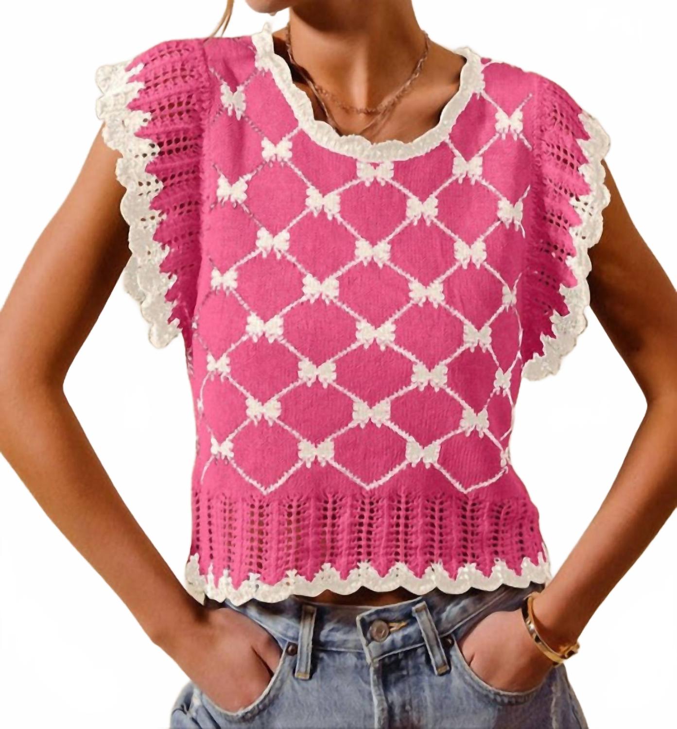 Свитер с бантом Kinlee в розовом цвете So Me
Свитер с бантом Kinlee в розовом цвете So Me