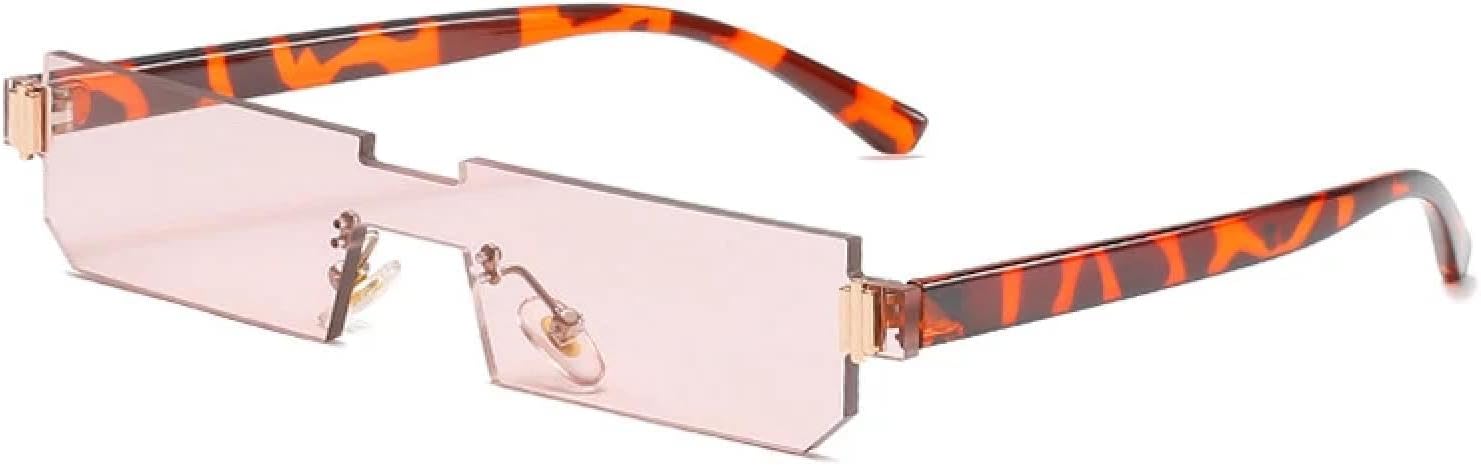 Женские солнцезащитные очки без оправы для мужчин, модные, роскошные, цельные, в маленькой оправе, для активного отдыха и путешествий, с защитой от УФ-излучения UV400 TKKTLLT, Leopard Pink
Женские солнцезащитные очки без оправы для мужчин, модные, роскошные, цельные, в маленькой оправе, для активного отдыха и путешествий, с защитой от УФ-излучения UV400 TKKTLLT, Leopard Pink