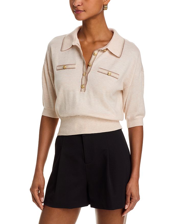 Свитер с воротником Masaki L'AGENCE, слоновая кость/кремовый
Свитер с воротником Masaki L'AGENCE, слоновая кость/кремовый