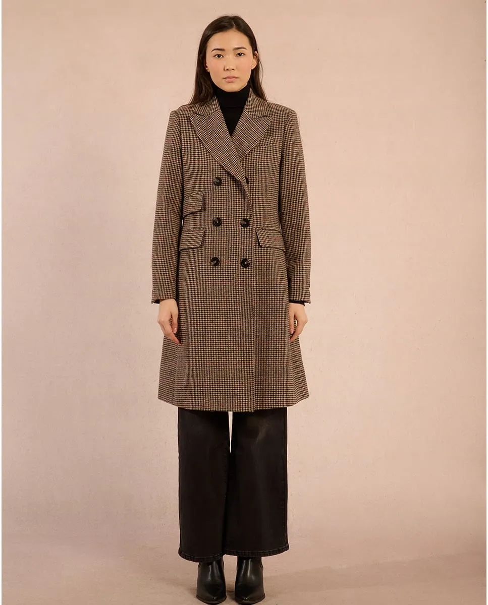 Длинное женское пальто в клетку Molly Bracken, коричневый
Длинное женское пальто в клетку Molly Bracken, коричневый