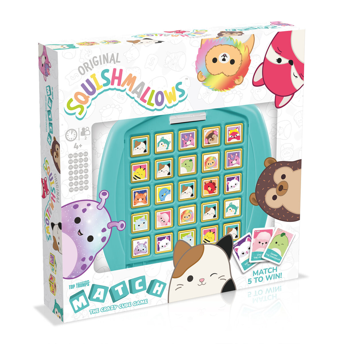 Матч Squishmallows, настольная игра, выигрышные ходы Winning Moves
Матч Squishmallows, настольная игра, выигрышные ходы Winning Moves