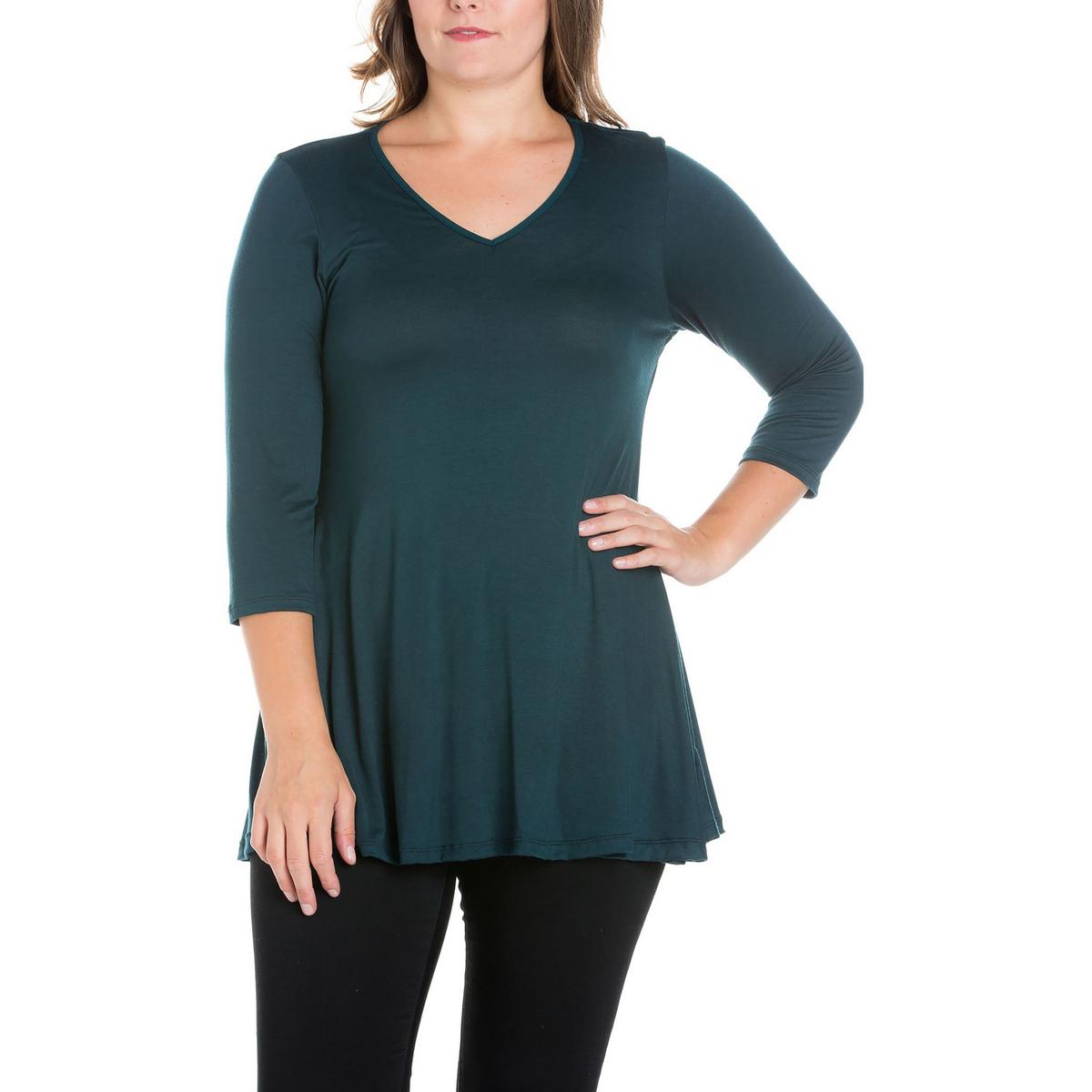 Женская туника-пуловер с V-образным вырезом 24seven Comfort Apparel, цвет forest
Женская туника-пуловер с V-образным вырезом 24seven Comfort Apparel, цвет forest