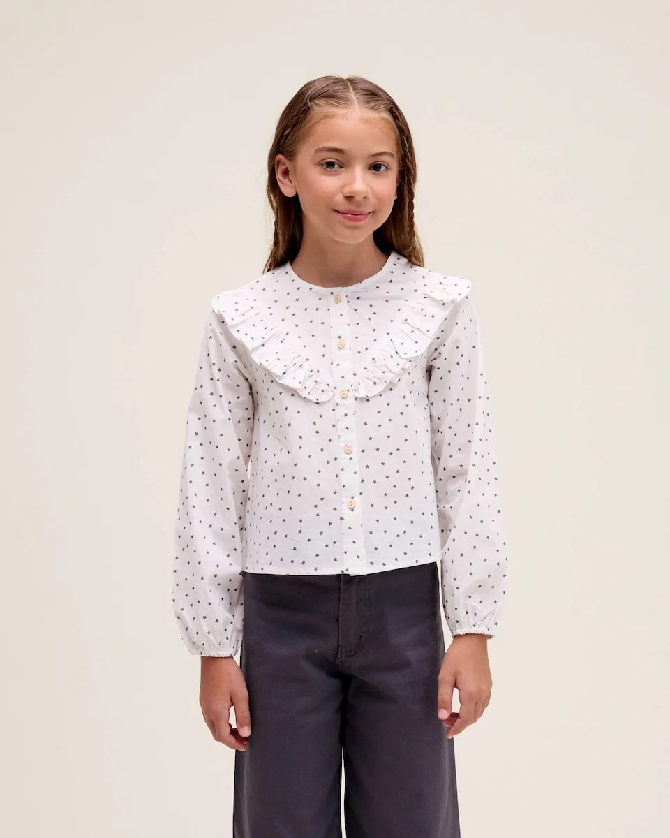 Детская блузка с принтом звезд Dadati, белый/черный
Детская блузка с принтом звезд Dadati, белый/черный