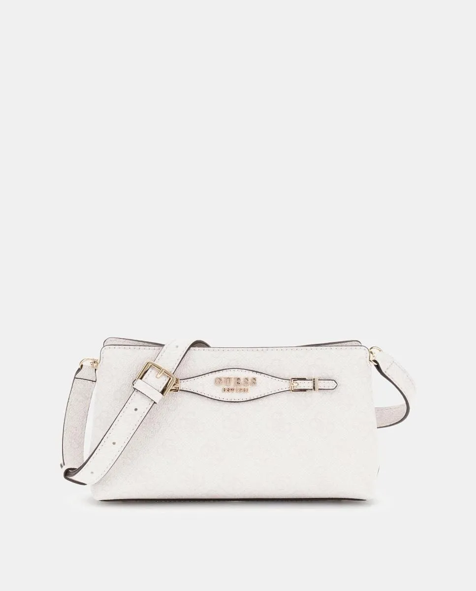 Сумка через плечо с магнитной застежкой и молнией Guess, белый
Сумка через плечо с магнитной застежкой и молнией Guess, белый