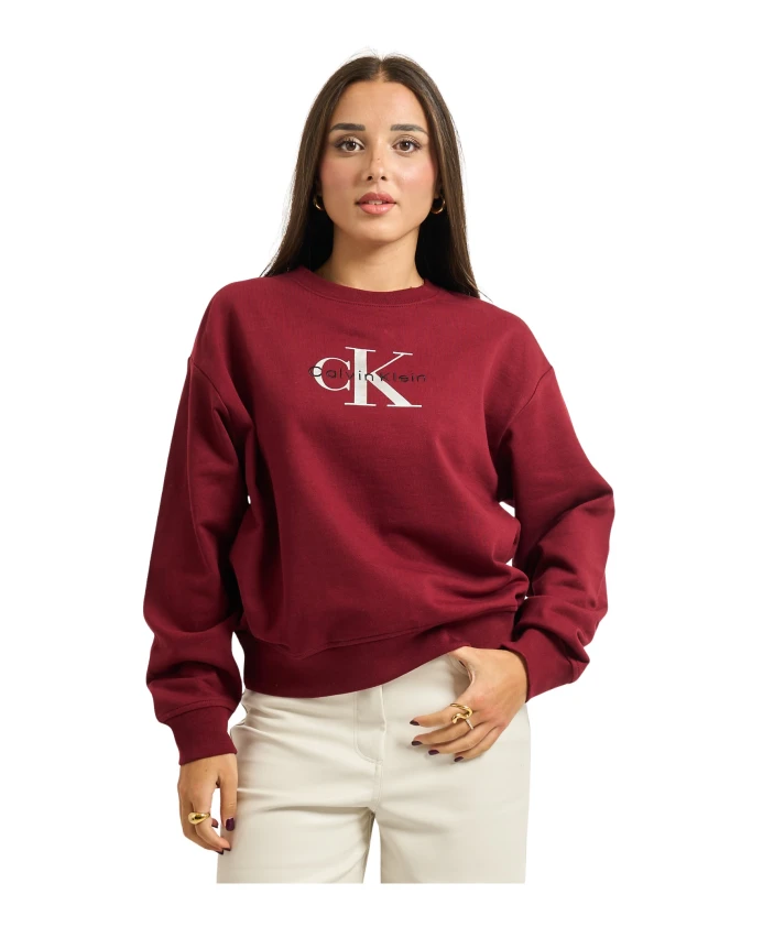 Свободная толстовка с монограммой Calvin Klein, красный
Свободная толстовка с монограммой Calvin Klein, красный