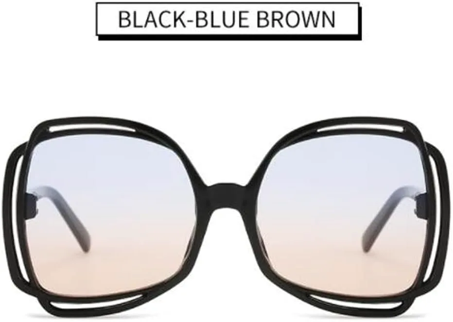 Солнцезащитные очки с широкой оправой для женщин в стиле ретро для пляжа, солнцезащитные очки для мужчин с защитой от УФ-излучения Weloveushop, Upper Blue Lower Tea
Солнцезащитные очки с широкой оправой для женщин в стиле ретро для пляжа, солнцезащитные очки для мужчин с защитой от УФ-излучения Weloveushop, Upper Blue Lower Tea