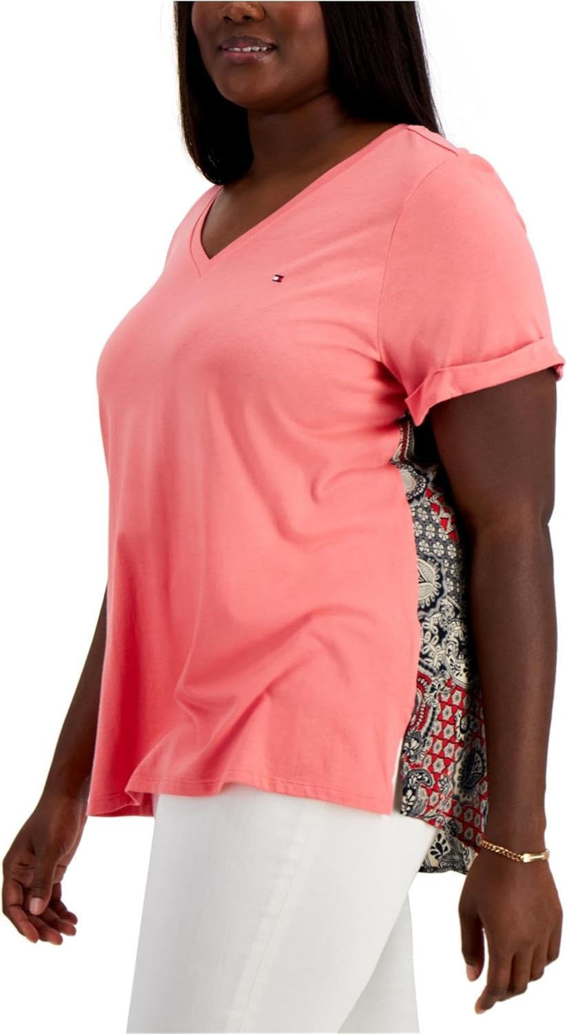 Женская базовая футболка с вышивкой Tommy Hilfiger, Pink, Розовый, Женская базовая футболка с вышивкой Tommy Hilfiger, Pink
Женская базовая футболка с вышивкой Tommy Hilfiger, Pink, Розовый, Женская базовая футболка с вышивкой Tommy Hilfiger, Pink