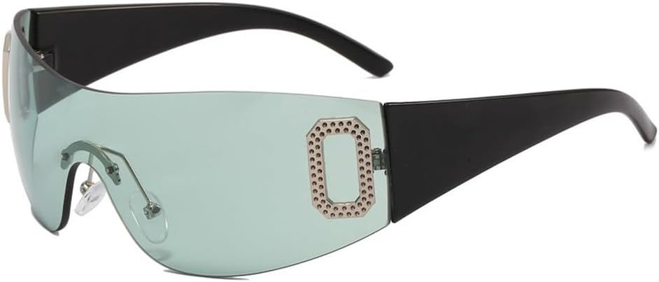 Солнцезащитные очки без оправы для женщин и мужчин, цельные солнцезащитные очки, модные роскошные солнцезащитные очки в стиле стимпанк, защита от ультрафиолета UV400 TKKTLLT, Black Green
Солнцезащитные очки без оправы для женщин и мужчин, цельные солнцезащитные очки, модные роскошные солнцезащитные очки в стиле стимпанк, защита от ультрафиолета UV400 TKKTLLT, Black Green