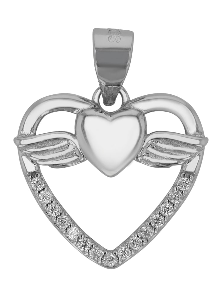 Adeliás Женский кулон - кулон в виде крылатого сердца из серебра 925 пробы
Adeliás Женский кулон - кулон в виде крылатого сердца из серебра 925 пробы