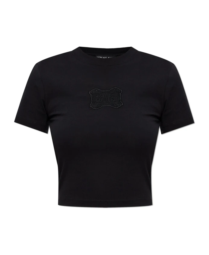 Футболка с вышитым логотипом Versace Jeans Couture, черный
Футболка с вышитым логотипом Versace Jeans Couture, черный