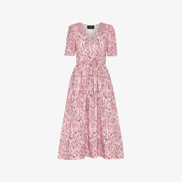 Платье Whistles с V-образным вырезом, розовый
Платье Whistles с V-образным вырезом, розовый