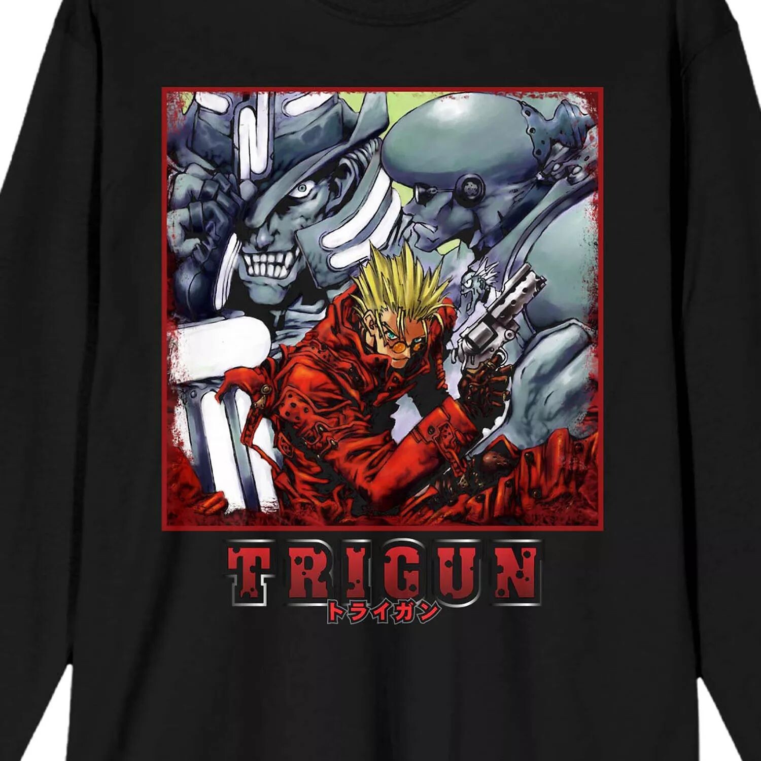Мужская футболка Trigun Vash The Stampede с рисунком Licensed Character
Мужская футболка Trigun Vash The Stampede с рисунком Licensed Character