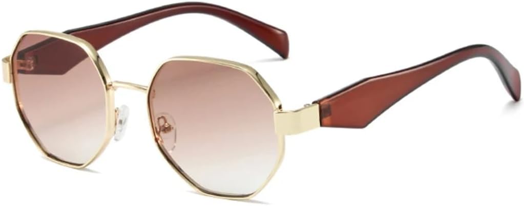 Солнцезащитные очки с защитой UV400 | Металлические круглые, в стиле панк, с металлическими шарнирами | Для женщин и мужчин, для занятий спортом на открытом воздухе и вождения DSVIGF, Gold-lightbrown
Солнцезащитные очки с защитой UV400 | Металлические круглые, в стиле панк, с металлическими шарнирами | Для женщин и мужчин, для занятий спортом на открытом воздухе и вождения DSVIGF, Gold-lightbrown