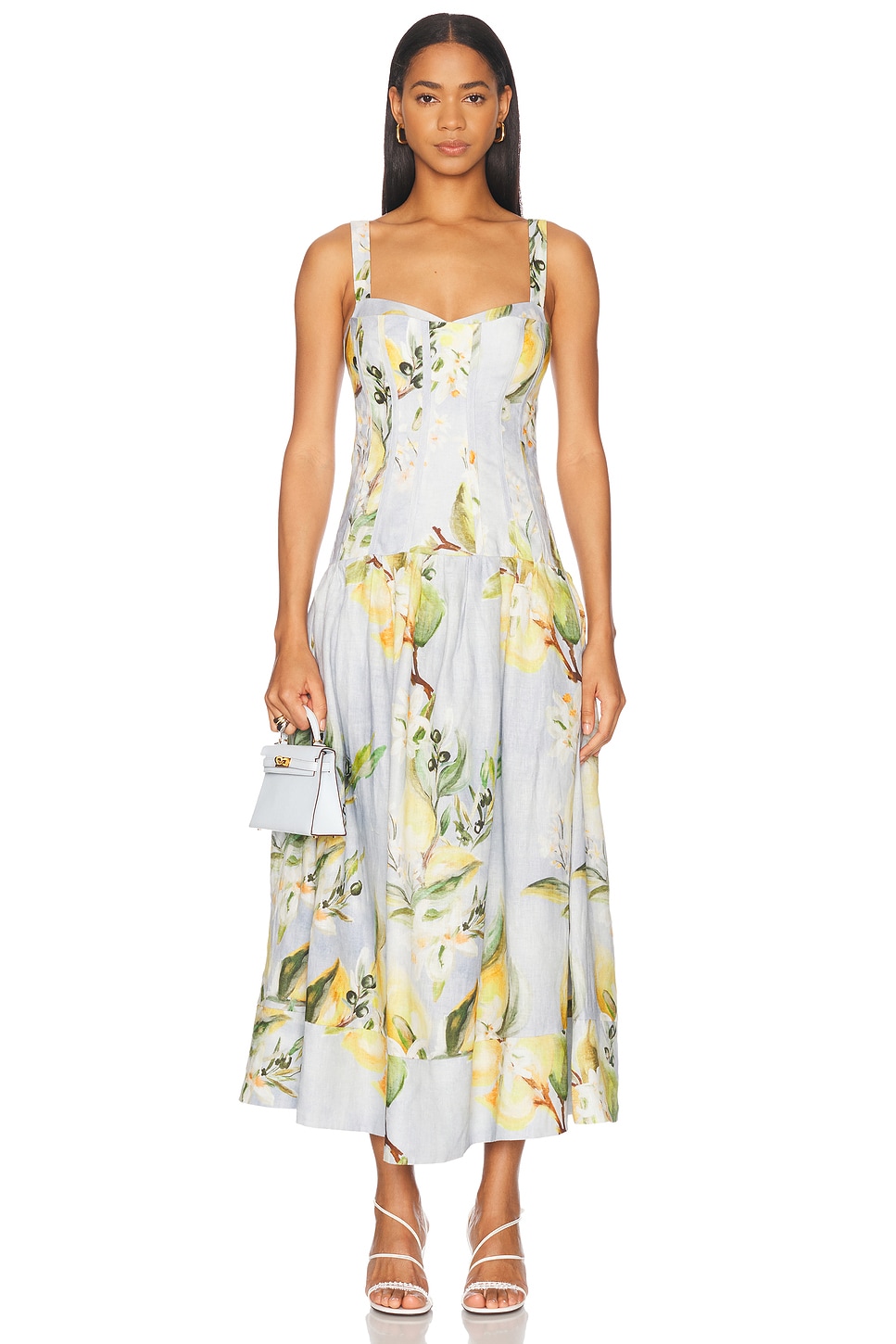 Платье миди с корсетом и заниженной талией Makenna Nicholas, Anisa Sky Lemon
Платье миди с корсетом и заниженной талией Makenna Nicholas, Anisa Sky Lemon