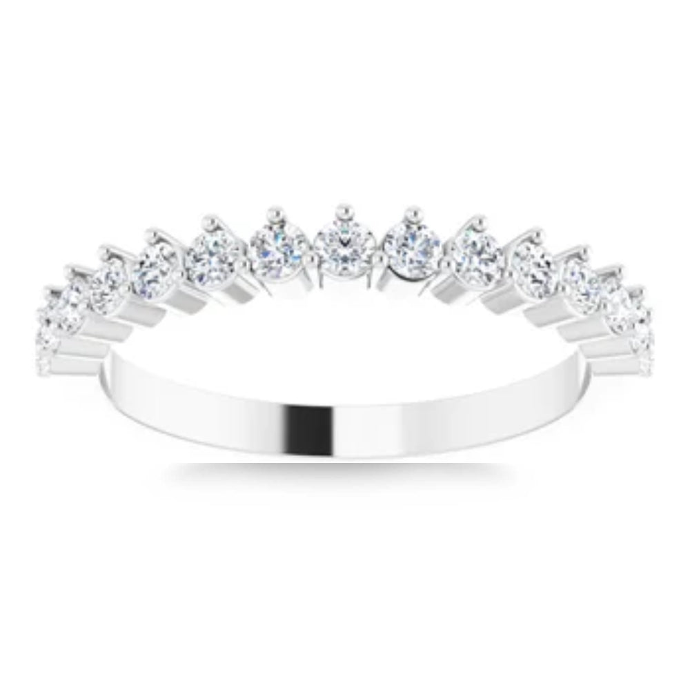 Юбилейное кольцо с круглым огранкой 3/8 карата, выращенное в лаборатории из 14-каратного золота Pompeii2, 14K White Gold
Юбилейное кольцо с круглым огранкой 3/8 карата, выращенное в лаборатории из 14-каратного золота Pompeii2, 14K White Gold