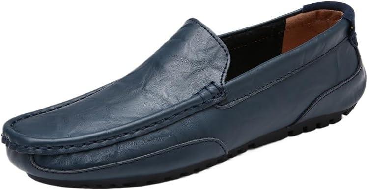 Мужские премиальные лоферы HCHCTRY из натуральной кожи, удобные слипоны, дышащие туфли, модные тапочки, синий
Мужские премиальные лоферы HCHCTRY из натуральной кожи, удобные слипоны, дышащие туфли, модные тапочки, синий