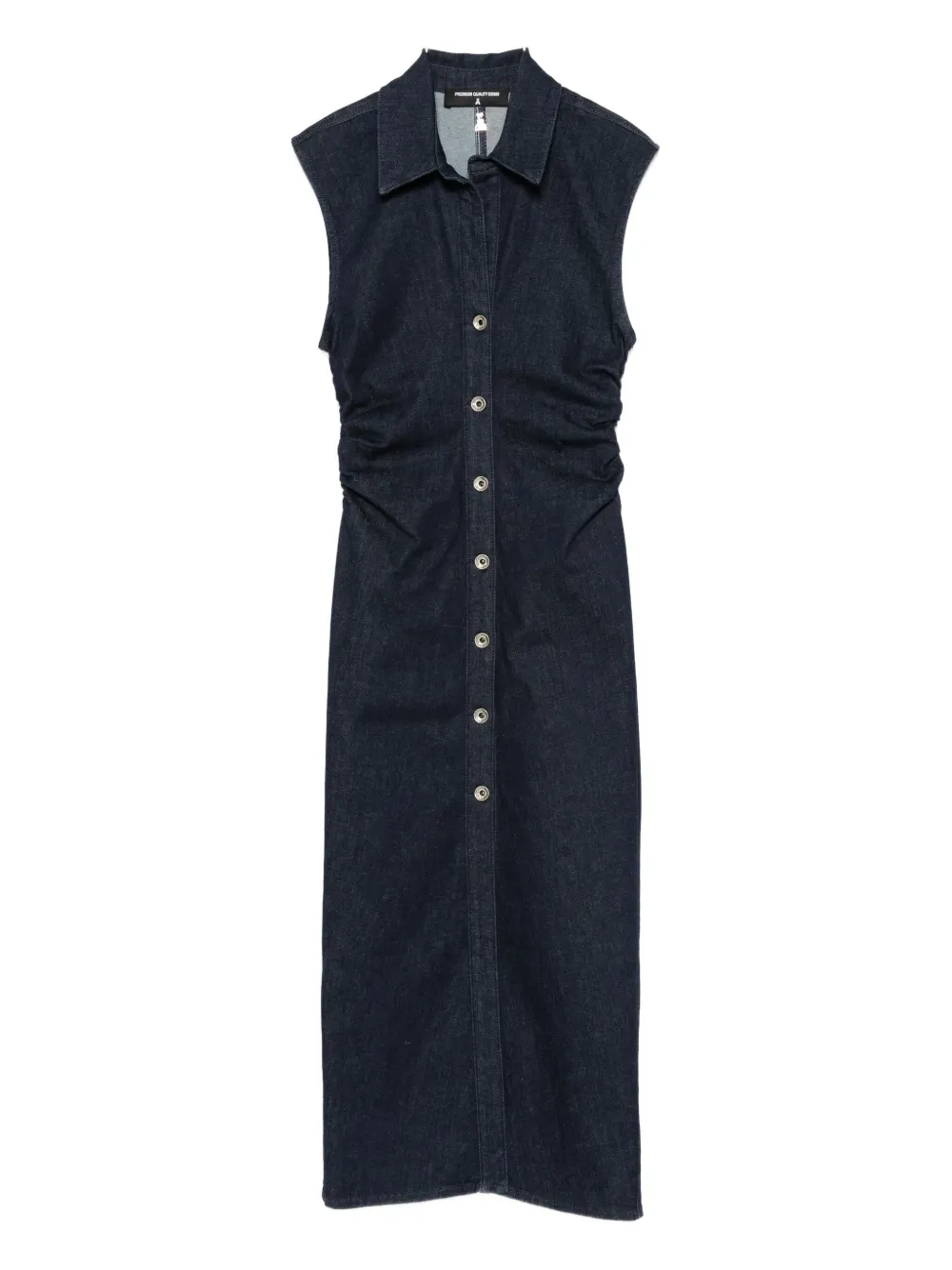 Джинсовое платье без рукавов с пуговицами спереди Patrizia Pepe, синий
Джинсовое платье без рукавов с пуговицами спереди Patrizia Pepe, синий